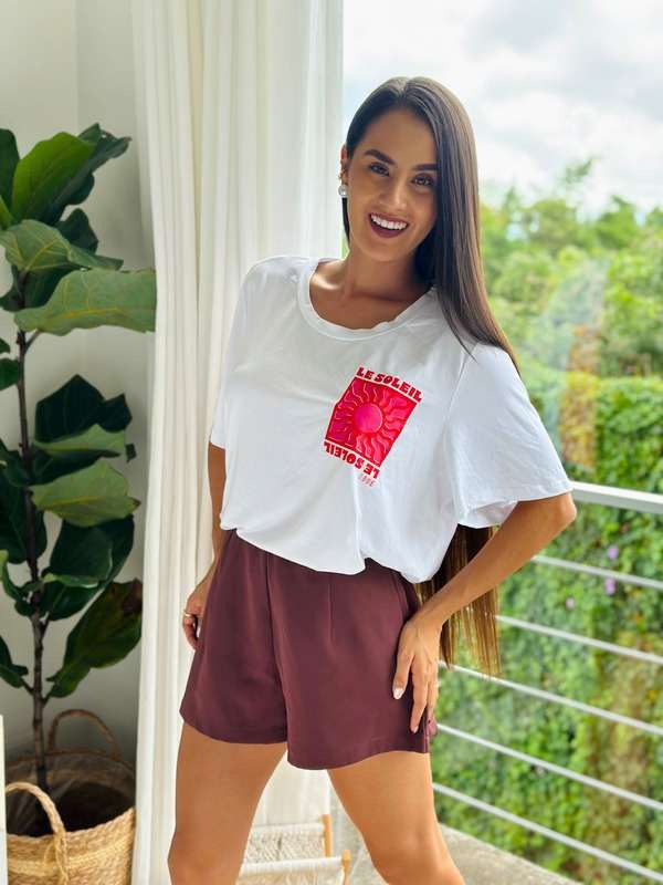 Short de tela espectacular